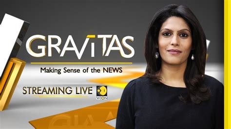 Gravitas Live With Palki Sharma Upadhyay WION Live - YouTube