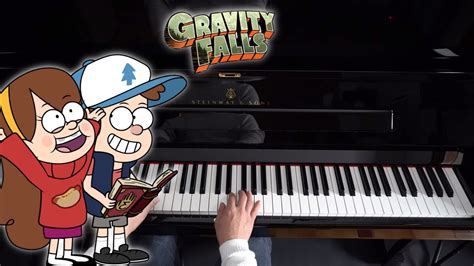 Gravity Falls (Theme Song), Piano - YouTube