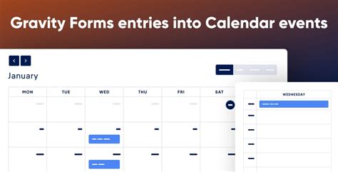Gravity Forms Calendar AddOn Display Entries on a Calendar