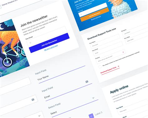Gravity Forms Design Examples and Design inspiration