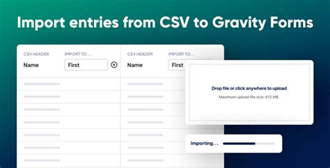 GravityImport Import Gravity Forms entries from a CSV file