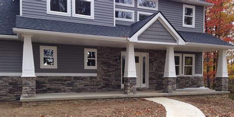 Gray - Ledger Stone - Stone Veneer Siding - The Home …