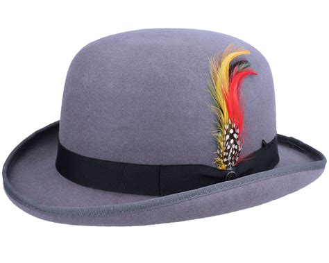 Gray Bowler at Village Hat Shop