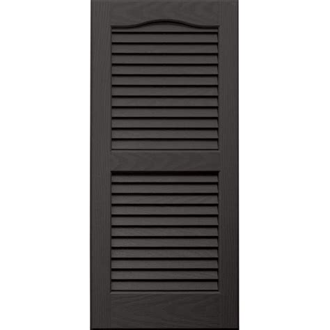 Gray Louvered Exterior Shutters at Lowes.com