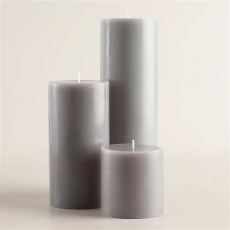 Gray Pillar Candle : Target