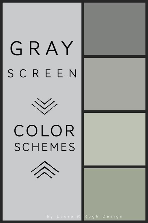 Gray Screen coordinating colors and color schemes - Rugh Design