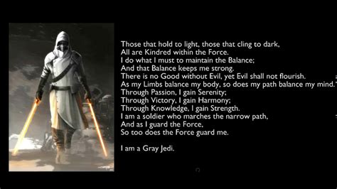 Gray jedi code - YouTube