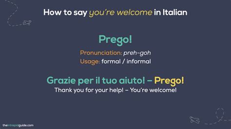 Grazia Mille: A Guide to Saying You're Welcome in Italian