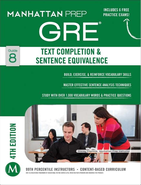 Gre text completion and sentence equivalence manhattan prep gre strategy guides. - Njatc aptitude test battery study guide.