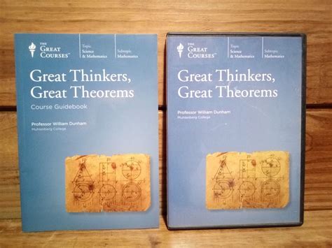 Great Courses Great Thinkers Great Theorems Wm Dunham 4 …