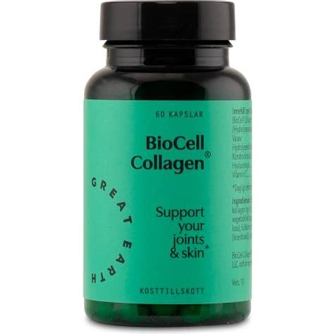 Great Earth BioCell Collagen II + Hyaluronic Acid 60 stk