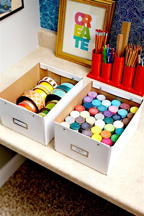 Great Ideas for Organizing Your Craft Supplies