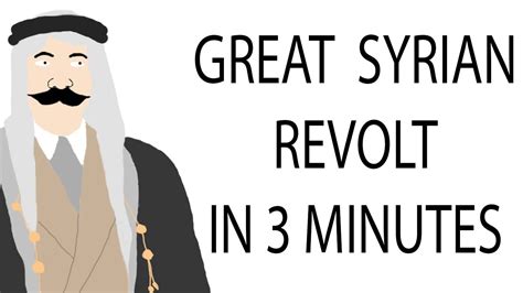 Great Syrian Revolt 3 Minute History - YouTube