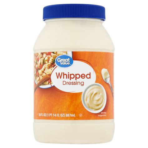 Great Value Whipped Dressing, 30 fl oz - waterbutlers.com