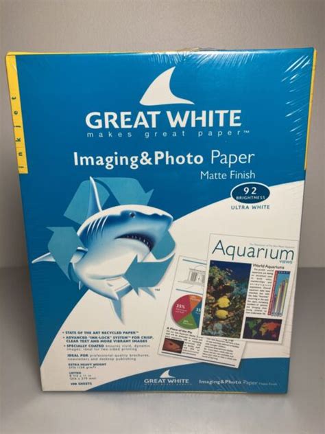 Great White Other Photo Paper Imaging Great White …