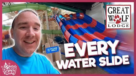 Great Wolf Lodge Anaheim California EVERY WATER SLIDE