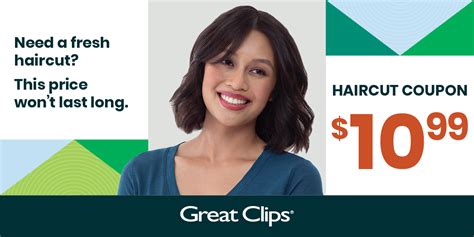 30% Off Entire Site. 30% off entire site with this Great Clips coupon. V GET PROMO CODE. More details. May 2024 Great Clips coupons and promo codes: See the latest promotions from.. | Order Industry Pins for $1 eac.. | Solutions is Great Clips signa.. | & 22 more!