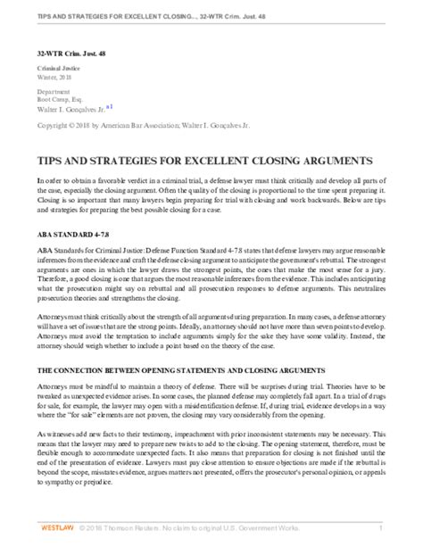 Great closing arguments examples