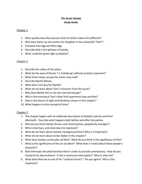 Great gatsby ap study guide question 1. - Manuale dell'utente di honda integra 700.