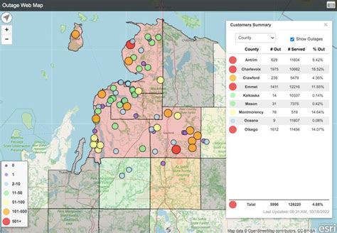 Great lakes energy report outage. The Petoskey News-Review. 0:04. 1:07. High wind speeds caused power outages across 15 counties in Northern Michigan as of 5 p.m. on Thursday, according to … 