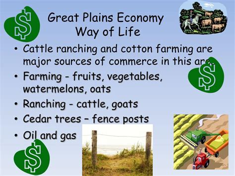 Great plains economic activities. Climate change is expected to have many impacts on agriculture, forests, and other ecosystems in the Midwest. [1] Midwestern agricultural lands make up two-thirds of the region's land area and produce 65% of the nation's corn and soybeans. [1] Some climate-related impacts may provide short-term benefits for agriculture, but negative effects are ... 