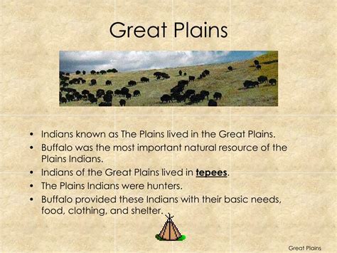 Great plains fun facts