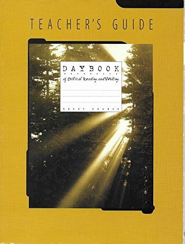 Great source daybooks teachers guide grade 11 literature inc 1999. - Berechnung der diabatischen strahlungsheizung der atmosphäre für winter und sommer..