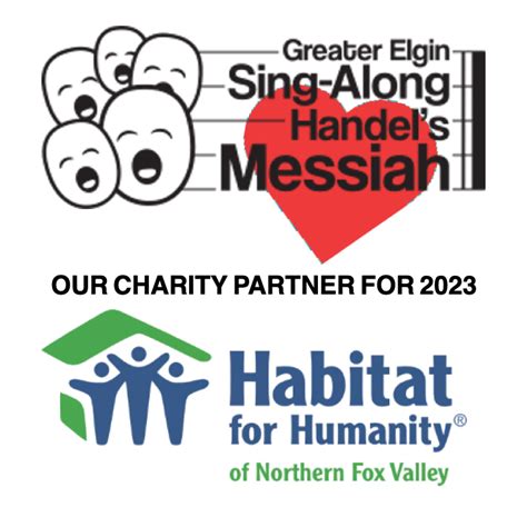 Greater Elgin Sing-Along Messiah raising funds for Habitat for Humanity