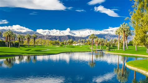 Greater palm springs. Rancho Mirage. Leisure meets playful in the city of Rancho Mirage. Here you will find hotels and resorts that are equally playful and relaxing. Go from unwinding during a spa trip to gliding down a 100-foot water slide at Omni Rancho Las Palmas Resort & Spa . Channel your inner kid with miniature golf at Westin Mission Hills Golf … 