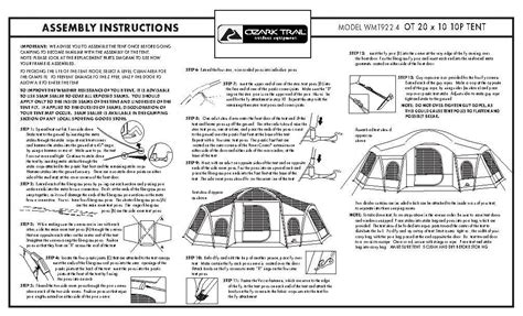 Greatland tent assembly instructions. Lay the tent on the ground and spread it out flat with its bottom on the ground. Rotate the tent until the door is facing the desired direction. Pound the stakes through the ground loops with a hammer or rock to secure the tent to the ground. Pull the floor tight as you pound the stakes. Connect the individual pole sections to assemble the two ... 