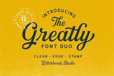 Greatly Stamp Font - exfont.com