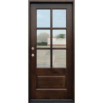 Shop Greatview Doors 30-in x 80-in Wood 3/4 Lite Right-Hand Inswi