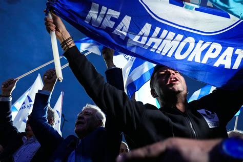 Greece’s center-right in landslide election victory, but will need new vote to form government