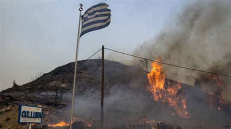 Greece’s government is planning tougher penalties for arson following a spate of wildfires