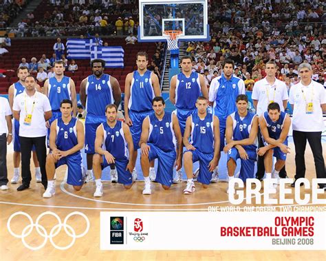 Greece basketball game. 1985 Bucharest. The Greece men's national basketball team ( Greek: Eθνική Oμάδα Καλαθοσφαίρισης Ελλάδος) represents Greece in international basketball. They are controlled by the Hellenic Basketball Federation, the governing body for basketball in Greece. Greece is currently ranked 14th in the FIBA World Ranking . 