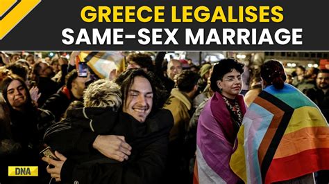 Xesi Xxxmp4 - Greece becomes first Orthodox Christian country to legalise same-sex  marriage