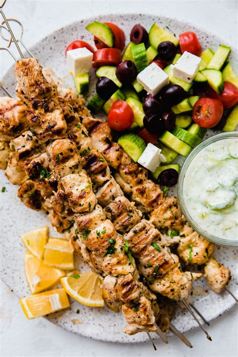 Greek Chicken Souvlaki Recipe Little Spice Jar