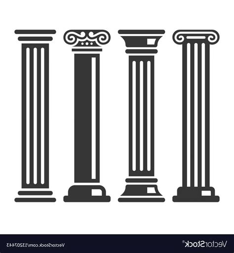 Greek Column Vector at Collection of Greek Column