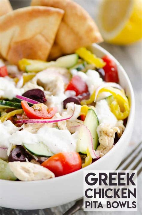 Greek Pita Bowls - YouTube