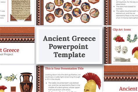 Greek Slide Template