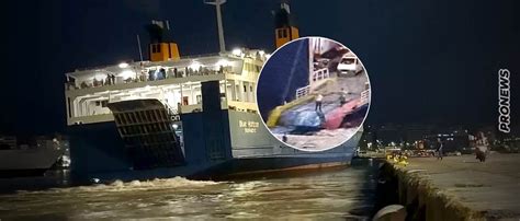 Greek ferry captain, 3 seamen charged over death of tardy passenger pushed into sea by crew member