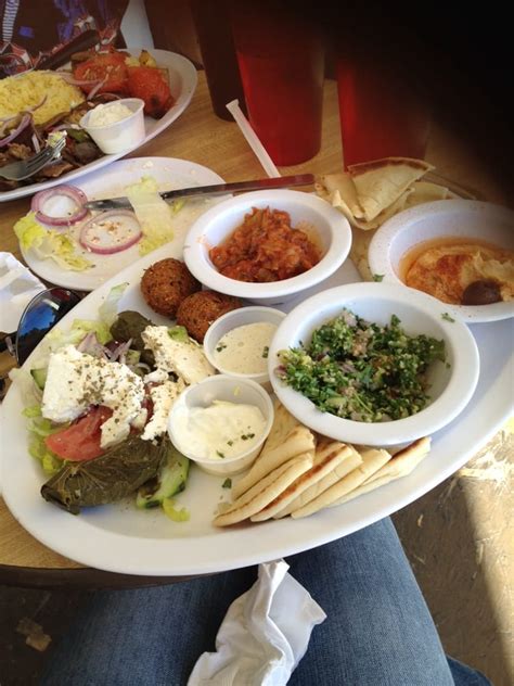 Greek food places near me. Holy Land Market. 380 reviews Open Now. Specialty Food Market, Mediterranean $$ - $$$. The food is beyond compare and Denise and Walter are terrific cooks and... Very good food. 2. Yassin's Falafel House. 55 reviews Open Now. Mediterranean, Greek $$ - $$$. 