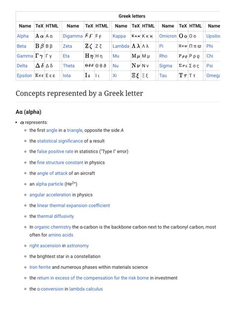 Greek letters used in mathematics science and engineering pdf