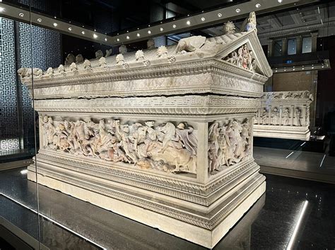 Greek sarcophagus. .  ...