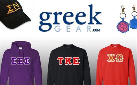 Greekgear - Find Greek event shirts, T-shirts for your big or little, gifts for fraternity parents and even specialized items like Greek gifts for the golf-lover and pet-lover in your life. At Greek Gear, you can find fully customizable fraternity and sorority golf bags, balls and towels - perfect for the legacy who loves to tee off.