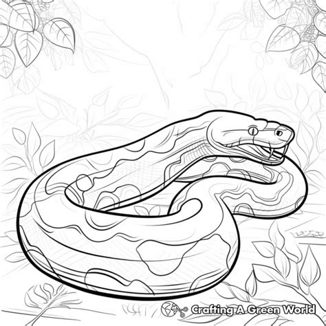 Green Anaconda Coloring Pages 2019 Open Coloring Pages