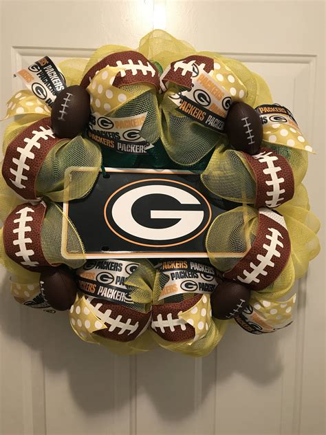 Green Bay Packers Wreath - Etsy