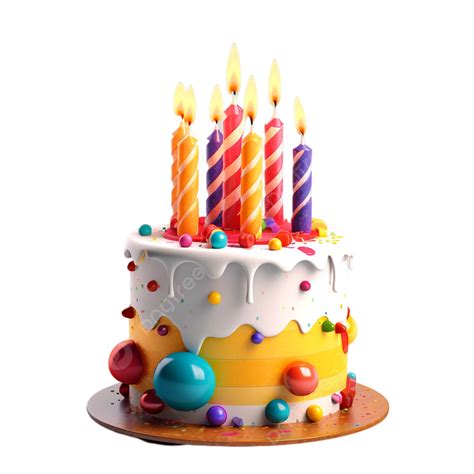 Green Birthday Cake PNG - Pngtree