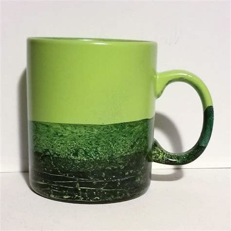 Green Ceramics Coffee latte mug Drinkware Soy Milk...