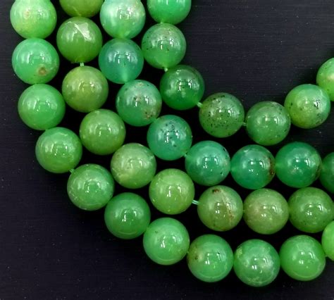 Green Chrysoprase Beads